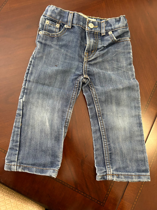 Blue jeans Levins 514 slim straight in size 18 months
