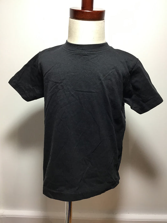 Black short sleeve tee shirt size 24 months by Rabbit Skins
