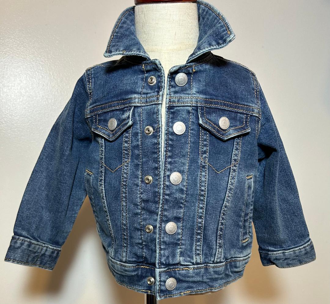 Unisex Trucker Jean Jacket size 18 24 months Jace s Junk Resale